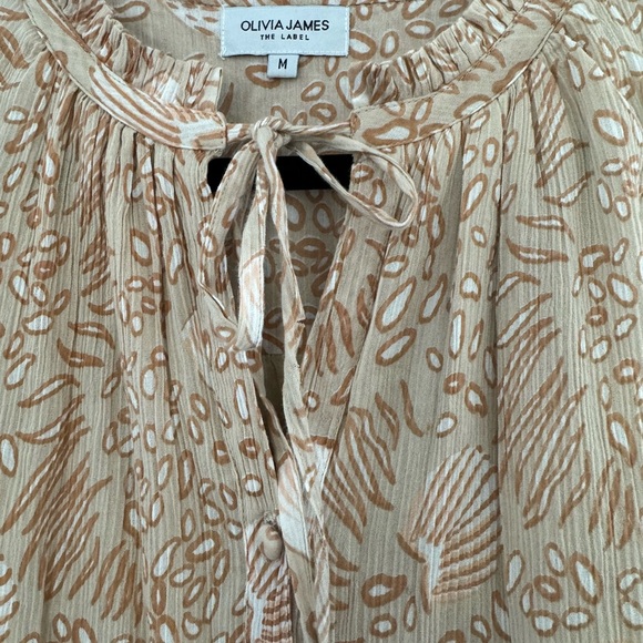 Olivia James Ro Long Dress, Summer Shells size M - Picture 4 of 13